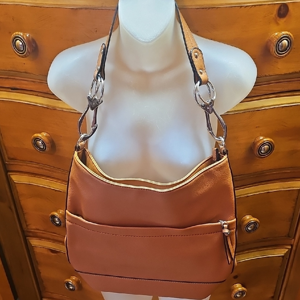 Elegant Camel Color Shoulder Bag NWOT